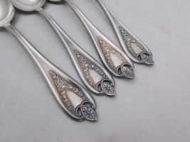 1847 Rogers Bros. Old Colony Silver Plate Set of  4 Tea Spoons - £11.25 GBP