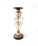 Elegant 12&quot; Resin Wooden Wood Candle Stick Candlestick Holder Stand Home... - $16.83