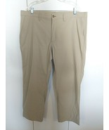 EDDIE BAUER MEN'S BEIGE NYLON/SPANDEX PANTS-40X30-NWOT-COMFY LOOKING - $20.29