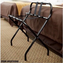 Lancaster Table Seating Folding Portable Hotel Metal Luggage Rack With G... - $83.99