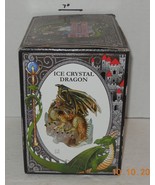 Wizards &amp; Dragons Ice Crystal Dragon Collectible Figurine Statue Rare HT... - $690.83 MXN