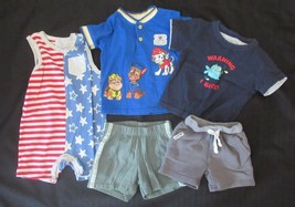 Baby Boy Lot of 5 Nickelodeon, Carter&#39;s, and more size 12mos - £4.62 GBP