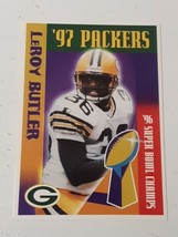LeRoy Butler Green Bay Packers 1997 Police &#39;96 Super Bowl Champs Card #6 - £0.76 GBP