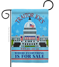 Traitor Joe&#39;S Garden Flag Political 13 X18.5 Double-Sided House Banner - £15.59 GBP