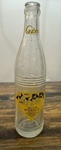VINTAGE Gem Better Beverages Soda Bottle ACL Wellston, Ohio Yellow - £38.76 GBP