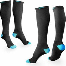 Compression Socks Women Men Premium Bamboo Ultra Soft No-Smell 15-20 mmHg - £11.71 GBP