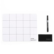 Magnetic Project Mat Magnetic Mat For Screws With Dry Erase Pen, Cleaning Cloth  - £14.42 GBP