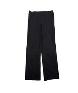 Vtg Y2K Banana Republic Martin Fit Women&#39;s 8L Black Wide Leg Trouser Pan... - $27.09