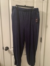 Ava &amp; Viv Women’s Velvet Jogger Track Pants Elastic Waist Choose Your Si... - $33.38+