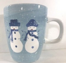&quot;Winter Frost&quot; Snowman Holiday Hand Painted Dinnerware Collection By Home - £6.31 GBP