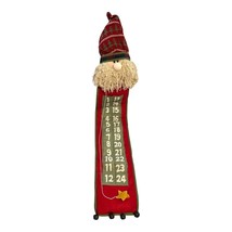Vintage 2007 Santa Advent Calendar Wall Hanging – Fourstar Group – Benda... - $19.00