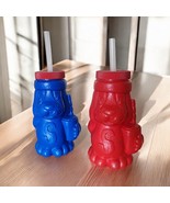 Vintage 1970’s Slush Puppies Collectible Plastic Dog Cups with Lids &amp; St... - $287.24 MXN