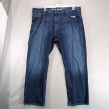 Vtg Y2K Nautica Relaxed Fit Jeans Men&#39;s 42x30 100% Cotton Dark Wash Stra... - $25.00