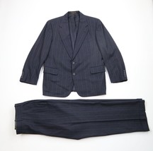 Vtg 80s 90s Hickey Freeman &amp; Sons Mens 42R Wool 2 Piece Wedding Suit Str... - $247.45