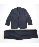 Vtg 80s 90s Hickey Freeman &amp; Sons Mens 42R Wool 2 Piece Wedding Suit Str... - $4,544.82 MXN