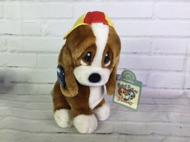 VTG Applause Strutting Sad Sam Yellow Red Hat Small Plush Stuffed Animal Toy - £27.05 GBP