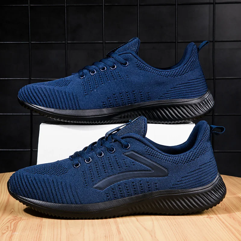Men Sneakers New Men Mesh Casual Shoes Fashion Lightweight Breathable So... - £35.37 GBP