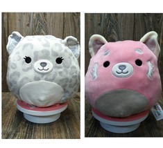 Squishmallows Flip A Mallows Mischa Red Panda &amp; Dohna Snow Leopard 8&quot; Plush Toy - £13.62 GBP