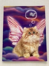 Rare - Keith Kimberlin “WING-IT”Angel Kitten Cat Mouse 2-Pocket Folder Plymouth - £7.89 GBP