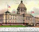 St Paul Minnesota MN State Capitol Building 1907 UDB Vtg Postcard - $3.91