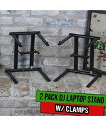 2 PACK - DJ Laptop Stand with Sub-tray Shelf by FAT TOAD | Folding Compa... - $56.79