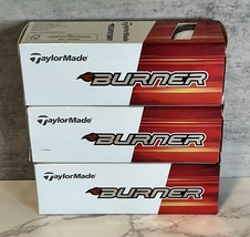 TaylorMade Burner Golf Balls Three Packs 9 Balls Fast, Long ad Soft 2013 NIB A5 - £14.68 GBP