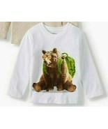 Garanimals Boys Long Sleeve T Shirt Size 4T Back Pack Cool Bear Wearing ... - $209.21 MXN