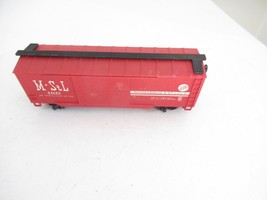 HO VINTAGE FREIGHT CAR - AHM  M &amp; ST.L.  BOXCAR - LATCH COUPLERS- EXC.- W8 - $2.80