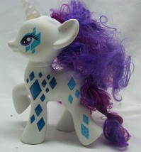 My Little Pony Friendship Is Magic Glamour Glow Rarity 7&quot; Light Up Plastic Toy - £14.47 GBP
