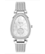 Anne Klein Womens Watch New York Crystal Oval Quartz Analog White 12/775... - $274.43 CAD