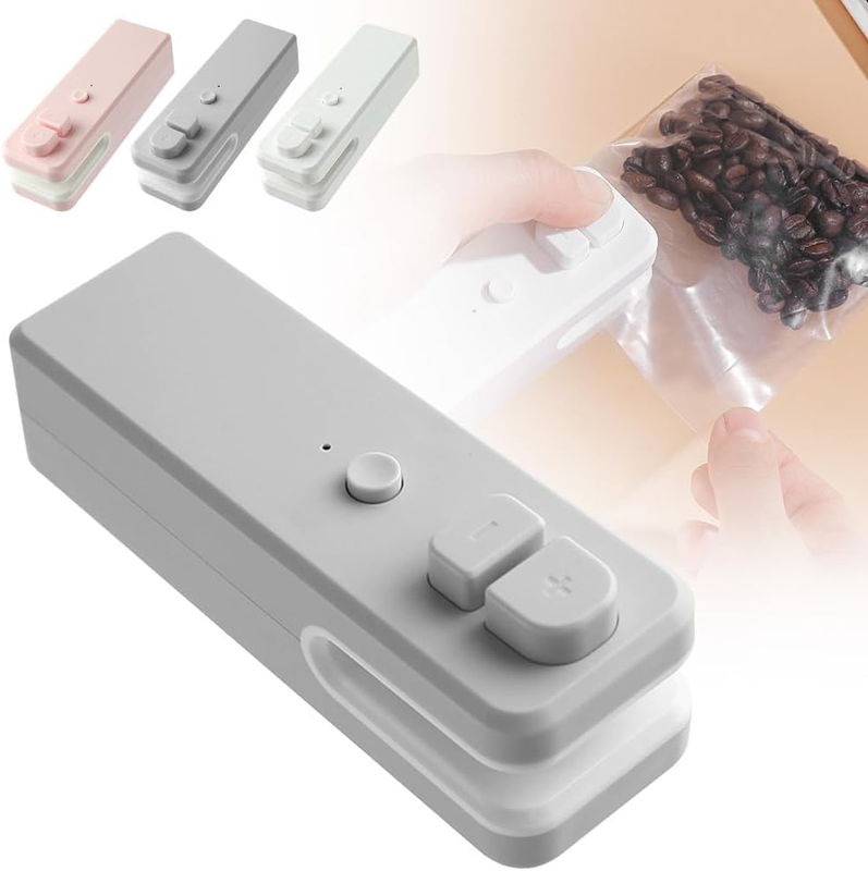 Mini Bag Sealer, 2025 Upgrade 2 in 1 Heat Sealer with Cutter USB Rechargeable Mi Item image 10