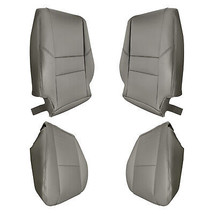 Front Driver &amp; Passenger Leather Seat Cover Gray For Toyota Sequoia 2000-2007 - £75.09 GBP