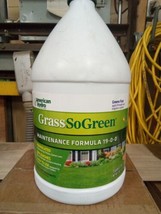 American Hydro Systems GrassSoGreen Maintenance Formula, Fertilizer, 1 Gal 669ep - £23.33 GBP