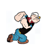 Popeye the Sailor Man Cartoon Sticker Vinyl Decal Waterproof Laptop Car ... - $4.50+