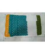 Miami Dolphins Colors Crochet Baby Cover/Nursing 18 x 28 Blanket Afghan - $166.17 MXN