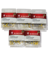 5 Pack Singer 75 Quilting Pins 1¾in Nickel Plated Steel - $441.59 MXN