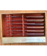 Set Of 6 Vintage New  Rare CASE XX Steak Knives CAP 254 In Original Box ... - €84,44 EUR
