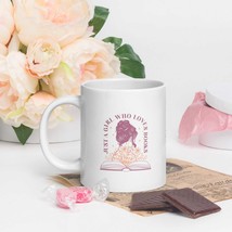 Just A Girl Who Loves Books Mug, Book Lover Gift, Reading Mug, Bookworm ... - $15.99