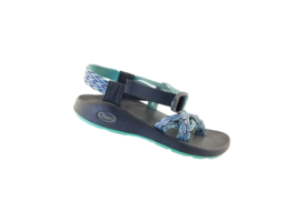 Chaco ZX2 Yampa Sandals Women&#39;s Hiking Fitness Green White Double Strap Sz 6 - £19.76 GBP