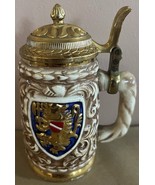 Vintage Hickok German Lidded Beer Stein 5.5” Tall Seyei China Made In Japan - $14.00