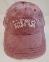 Midwest Embroidered Adjustable Distressed Hat  New - £7.86 GBP