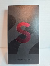 Samsung Galaxy S22 5G S22 Ultra Burgundy Box Retail Packaging Only Sm-s908u - $12.59