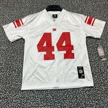 New York Giants Bradshaw #44 Jersey Shirt Youth Medium 10-12 Reebok V-Ne... - $68.50 CAD