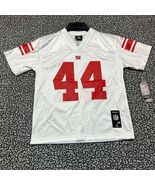 New York Giants Bradshaw #44 Jersey Shirt Youth Medium 10-12 Reebok V-Ne... - $893.43 MXN
