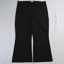Madewell 36 Black K9978 Fraser Demi Boot Cut Womens Plus Dress Pants - $34.99
