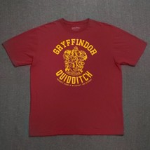 Harry Potter Gryffindor Quidditch T-shirt Mens Size 2XL Red Maroon Yello... - £7.50 GBP