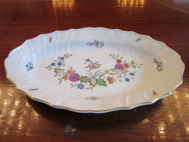 Hutschenreuther Germany Dresden  pattern by Wallace oval tray FLORAL MOL... - $123.75