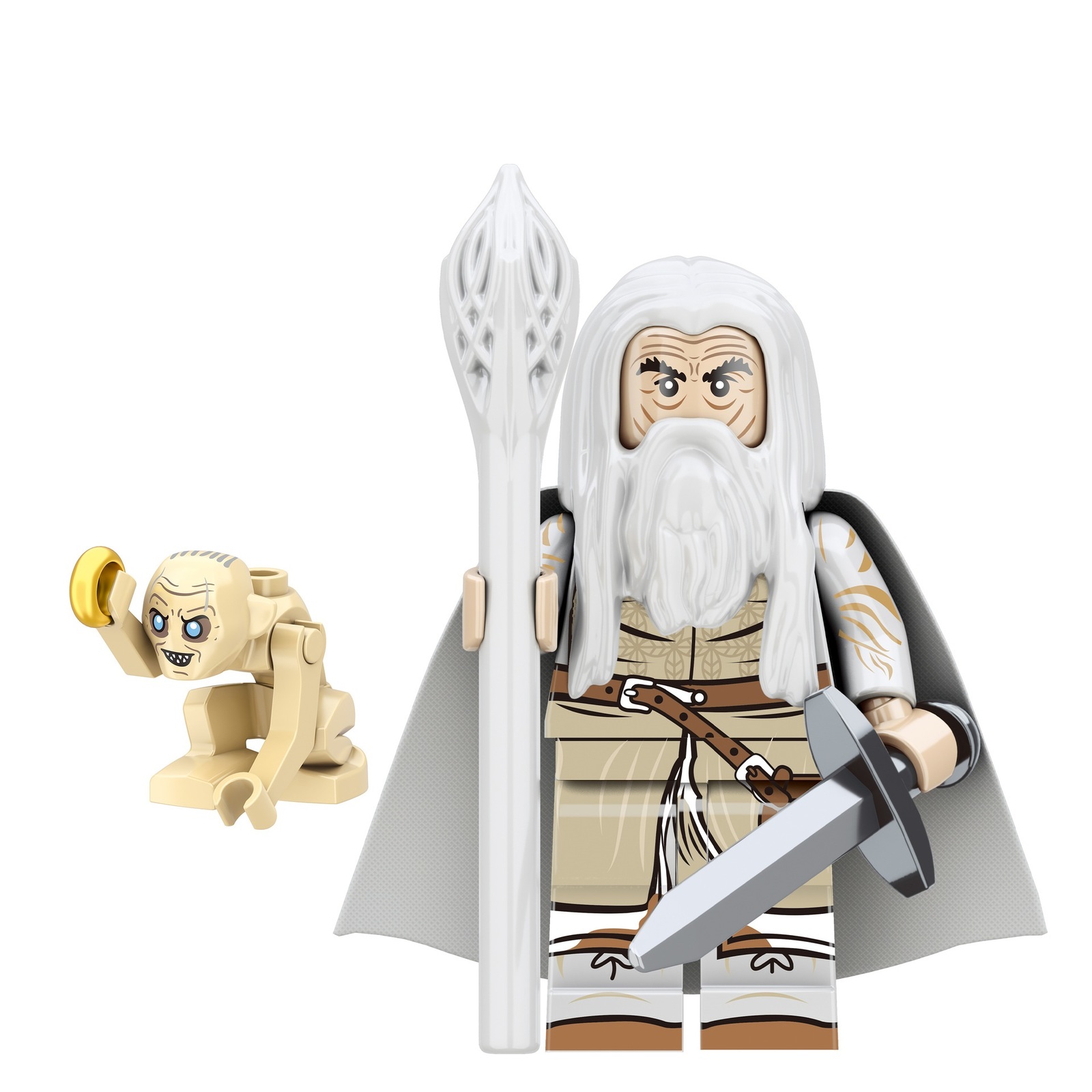 Gandalf the White The Lord of the Rings Lego Compatible Minifigure Bricks Toys