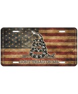 Gadsden USA Vintage Flag Metal License Plate - $9.40 CAD