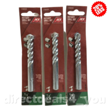 ACE #2108264 1/2" x 4"  Rotary Drill Bit Set Pack of 3 - $26.72